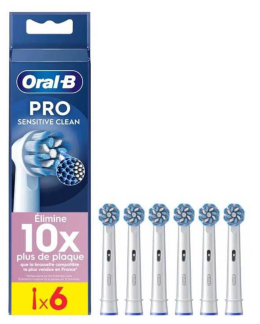 Oral-B Pro Sensitive Clean - Hvid - 6-pack